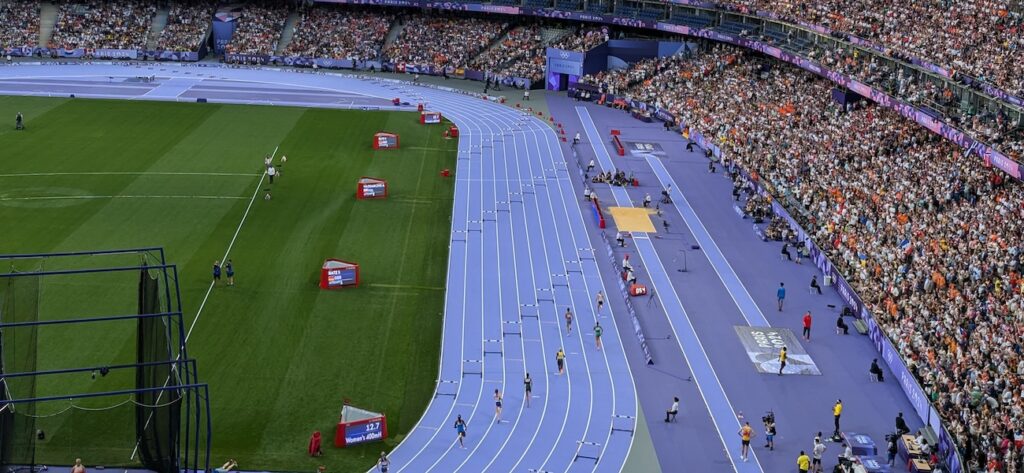 Stade de France hosting athletics on August 6, 2024